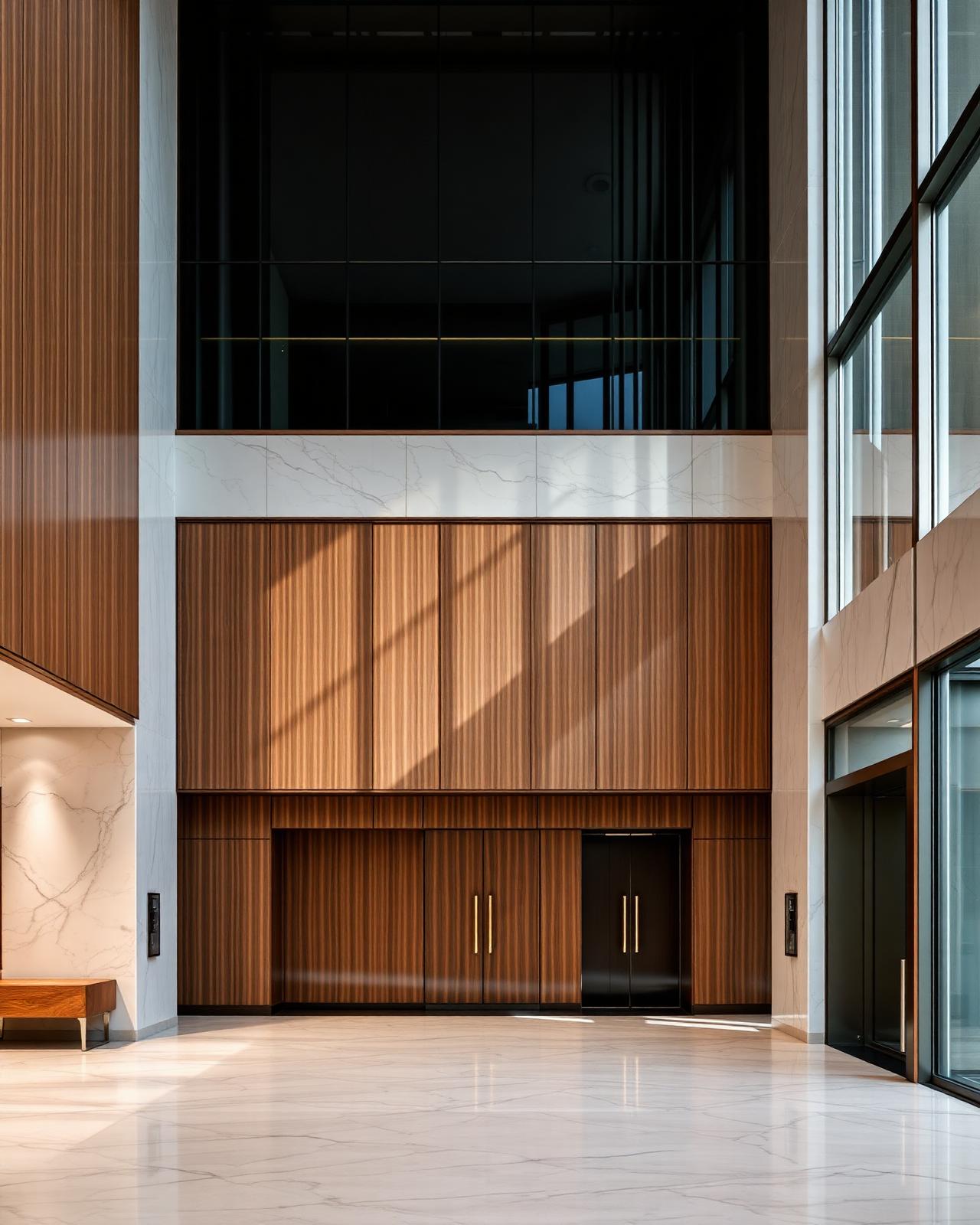 Modern luxury commercial lobby interior